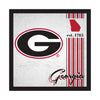 Georgia Bulldogs Sign Wood 10x10 Album Design - Fan Creations
