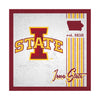 Iowa State Cyclones Sign Wood 10x10 Album Design - Fan Creations