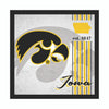 Iowa Hawkeyes Sign Wood 10x10 Album Design - Fan Creations