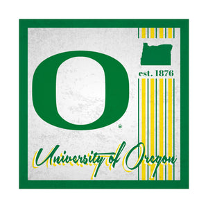 Oregon Ducks Sign Wood 10x10 Album Design - Fan Creations