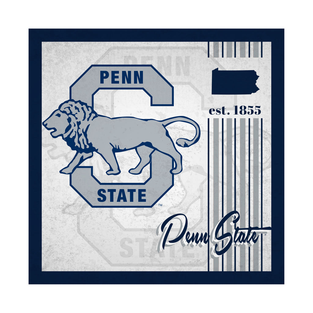 Penn State Nittany Lions Sign Wood 10x10 Album Design - Fan Creations