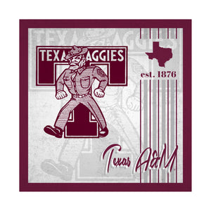 Texas A&M Aggies Sign Wood 10x10 Album Design - Fan Creations