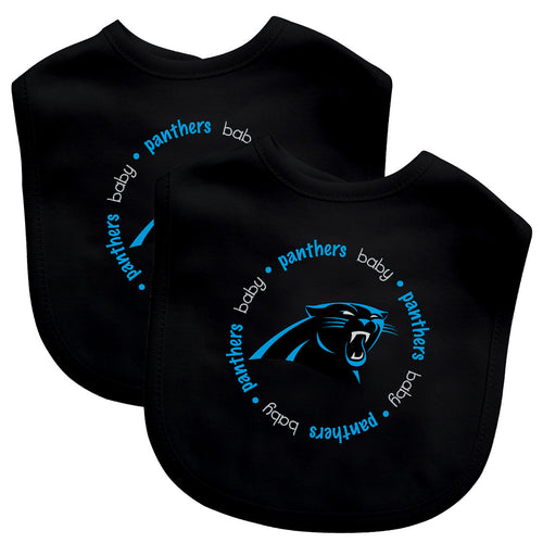 Carolina Panthers Baby Bib 2 Pack - Masterpieces Puzzle Company