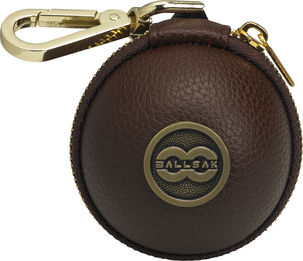 Cue CBBSP Ball Sak - Brown Case Accessories