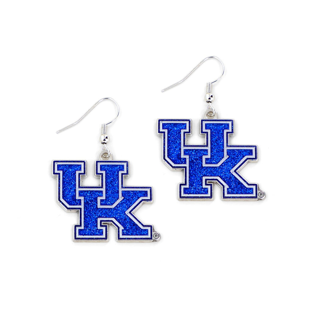 Kentucky Wildcats Earrings Glitter Dazzle - Aminco