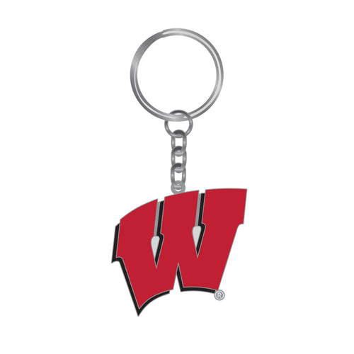 Wisconsin Badgers Keychain Logo - Aminco