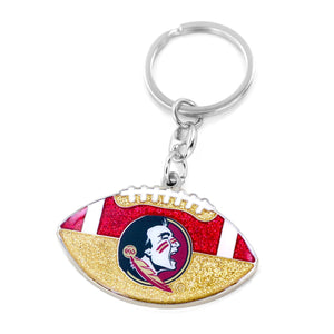 Florida State Seminoles Keychain Football Glitter - Aminco