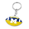 Michigan Wolverines Keychain Football Glitter - Aminco