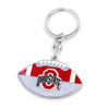 Ohio State Buckeyes Keychain Football Glitter - Aminco