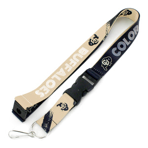 Colorado Buffaloes Lanyard Crossfade Design - Aminco