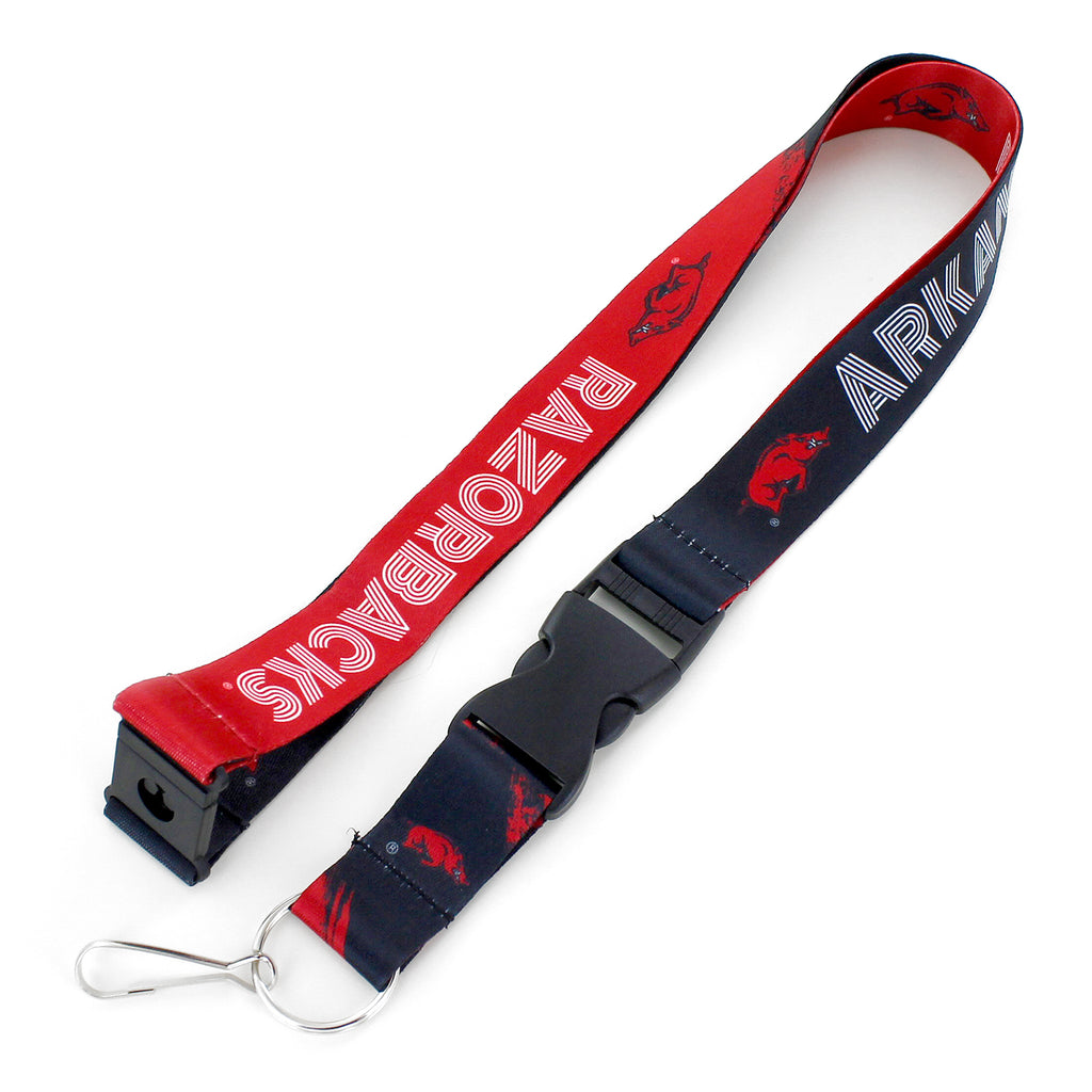 Arkansas Razorbacks Lanyard Crossfade Design - Aminco