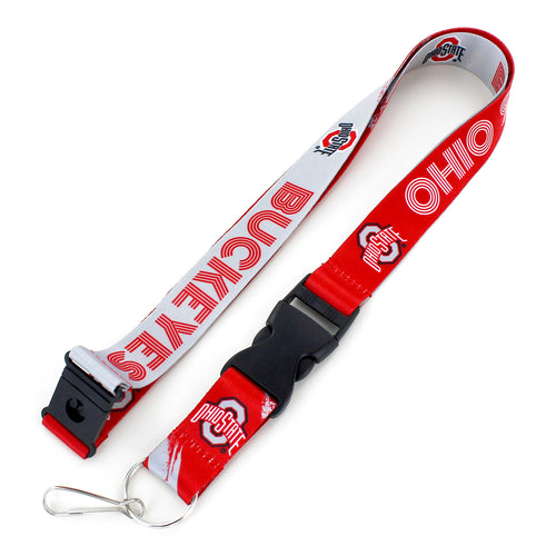 Ohio State Buckeyes Lanyard Crossfade Design - Aminco