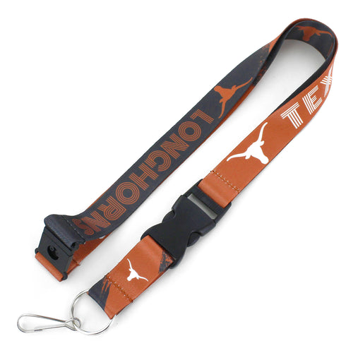 Texas Longhorns Lanyard Crossfade Design - Aminco