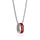 Ohio State Buckeyes Necklace Fashion Ring Pendant Silver - Aminco