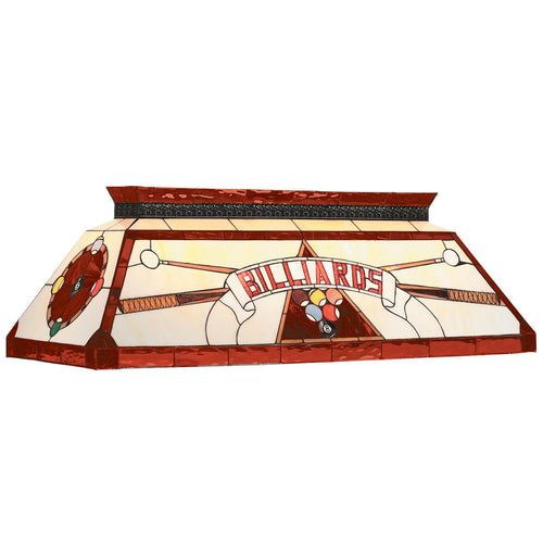 44'' TIFFANY BILLIARD LIGHT-RED