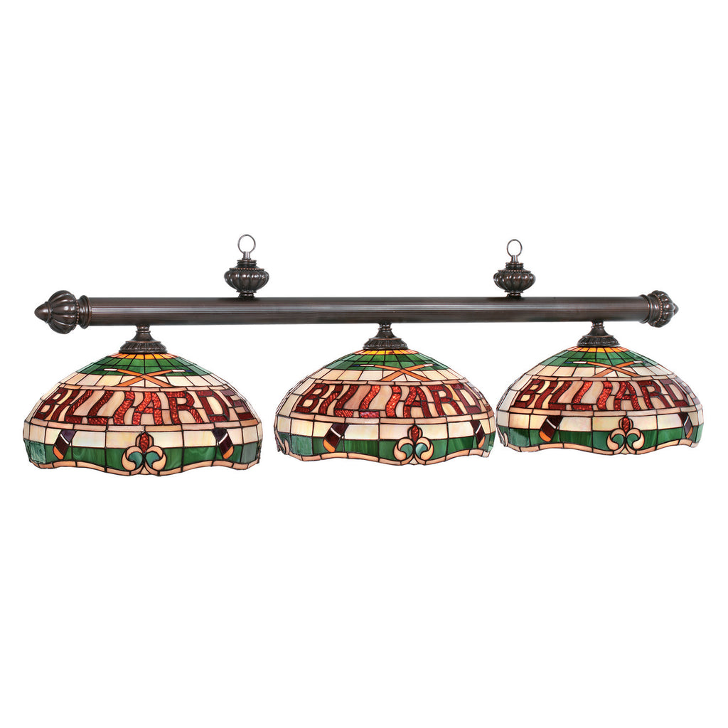56'' 3 SHADE BILLIARD LAMP