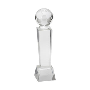 Creative Gifts International 004792 9.5 in. Optic Obelisk Soccer Trophy