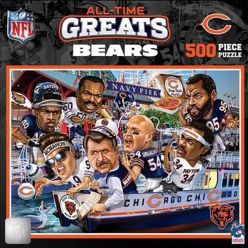 Chicago Bears Puzzle 500 Piece All-Time Greats - Masterpieces Puzzle Company