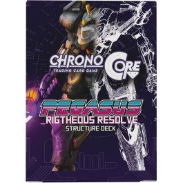 Chrono Core Studios - Chrono Core Tcg: Sd02u Pegasus - Righteous Resolve Unlimited Structure Deck Pre-Order