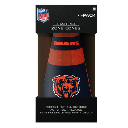 Chicago Bears Zone Cones 4 Pack - Sporticulture