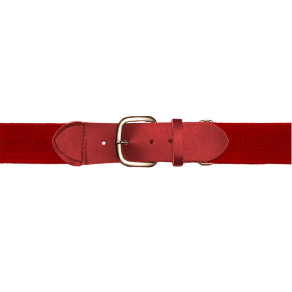 PerfectPitch Adult Baseball & Softball Uniform Belt, Scarlet