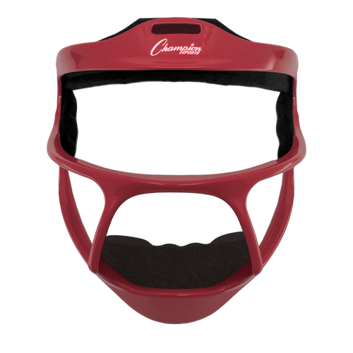 PerfectPitch 6.75 x 7.5 in. Youth Magnesium Softball Facemask   Red