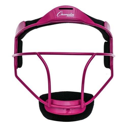 PerfectPitch Adult Softball Fielders Face Mask  Pink