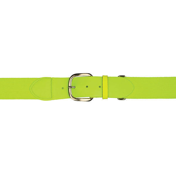 PerfectPitch Adult Baseball & Softball Uniform Belt, Neon Yellow