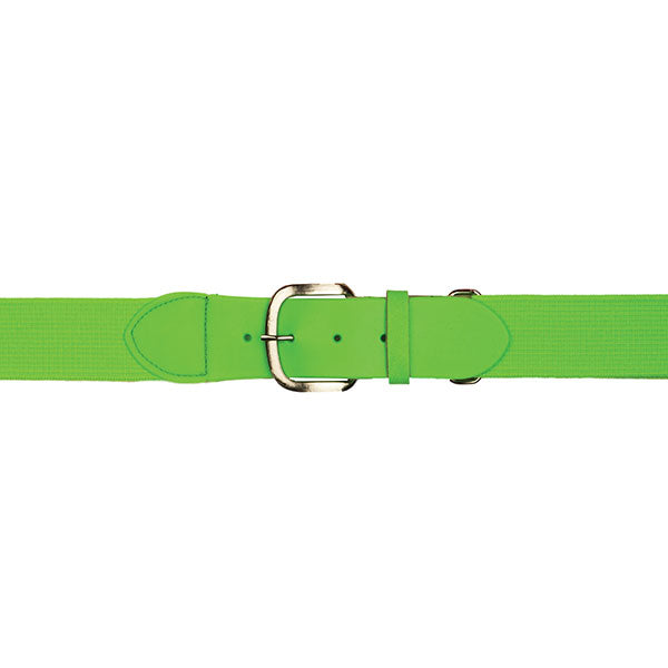 PerfectPitch Youth Baseball & Softball Uniform Belt, Neon Green