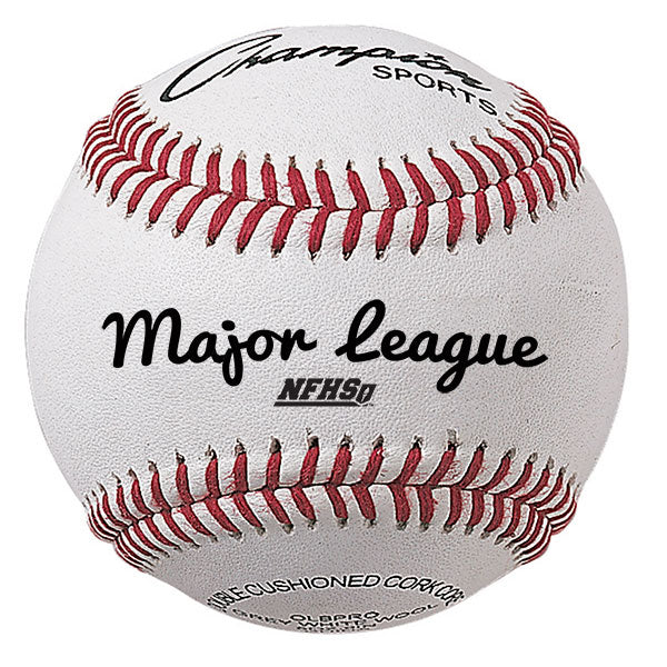PerfectPitch 3 in. Major League Baseball, White & Red - Pack of 12