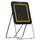 PerfectPitch Lacrosse Pro Bounce Target, Black & Yellow