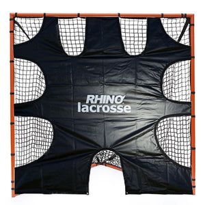 PerfectPitch Lacrosse Goal Target, Black & Orange