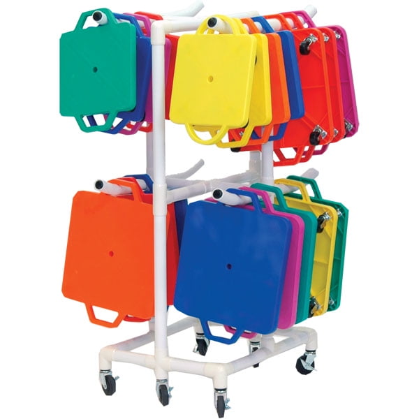 PerfectPitch Scooter ABS Storage Cart  White
