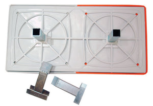 PerfectPitch Breakaway Double First Base, Orange & White