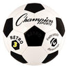PerfectPitch Retro Soccer Ball, Black & White - Size 3