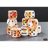 Chessex Mfg Co Llc -  Brushed Dice: 16Mm D6 Sunrise With Black Dice Block (12 Dice) Pre-Order