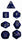 Chessex - Chessex: Speckled Cobalt-Blue 7-Die Set