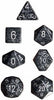 Chessex - Chessex: Speckled Ninja Black/Grey 7-Die Set