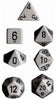 Chessex - Chessex: Opaque Dark Grey/Black 7-Die Set