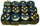 Chessex - Chessex: Opaque 16Mm D6 Dusty Blue/Copper Dice