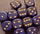 Chessex - Chessex: Speckled Golden Cobalt D6 Dice Block