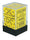 Chessex - Chessex: Opaque Yellow/White D6 Dice Block