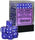 Chessex - Chessex: Opaque Purple/White 12Mm D6 Dice