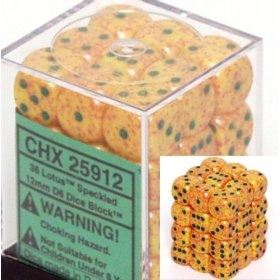 Chessex - Chessex: Speckled Lotus 12Mm D6 Dice Block