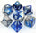 Chessex - Chessex: Gemini Blue/Steel 7-Die Set