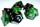 Chessex - Chessex: Gemini Black-Green/Gold 7-Die Set