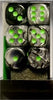 Chessex - Chessex: Gemini Black-Grey/Green 16Mm D6 Dice Block
