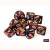 Chessex Mfg Co Llc -  Dice Menagerie 11: Festive Symphony With White Set Of Ten D10 Dice Set