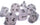 Chessex - Chessex: Frosted Clear/Black 7-Die Set