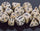 Chessex - Chessex: Marble Ivory/Black 7-Die Set